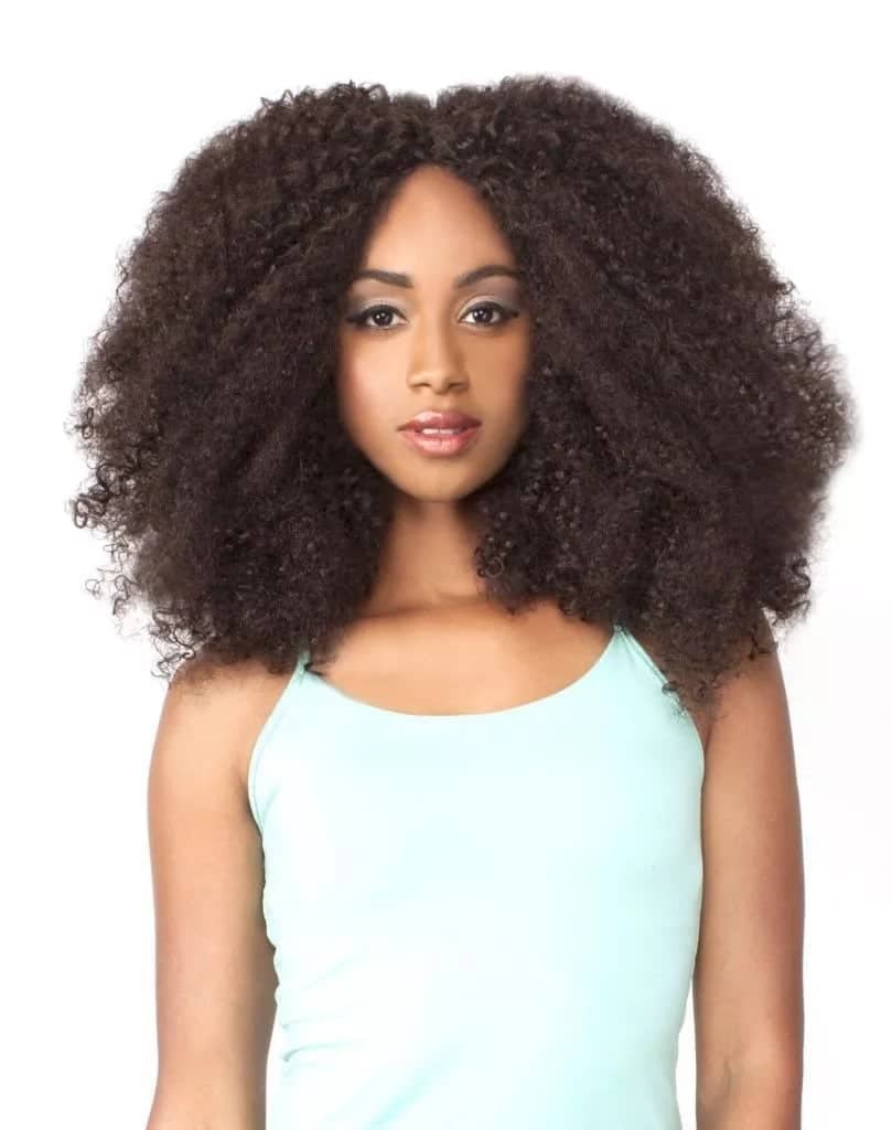 Afro kinky hairstyles