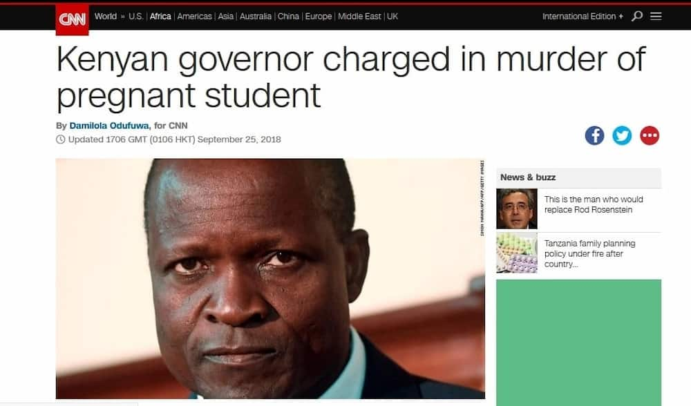 How international media reported on Okoth Obado and Sharon Otieno case