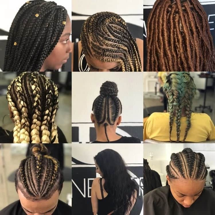 types of braids