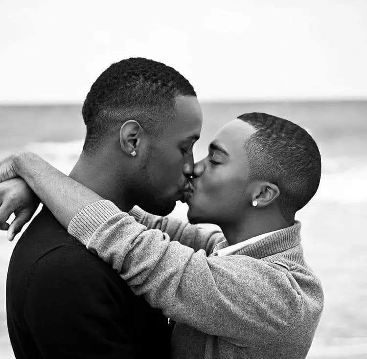 The alleged Kenyan gay couple. Photo: Facebook/Bernard Kiama