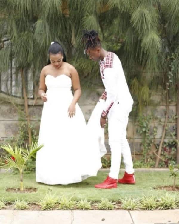 Gospel singer Ljay Maasai unveils stunning wedding photos 1 year after secret wedding