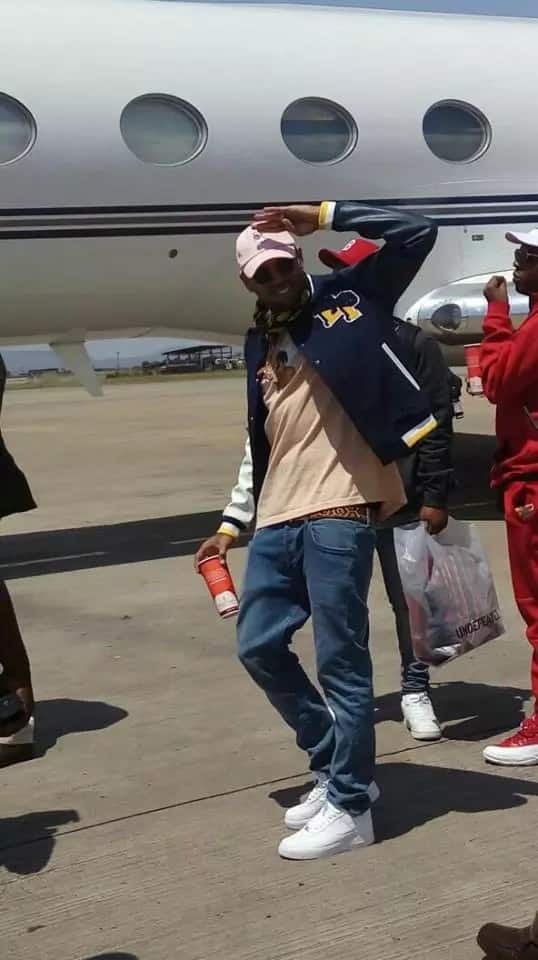 Chris Brown smashes woman's phone in Mombasa