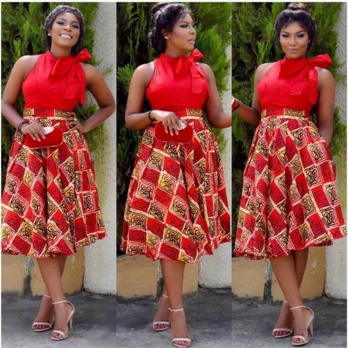 latest high low kitenge designs