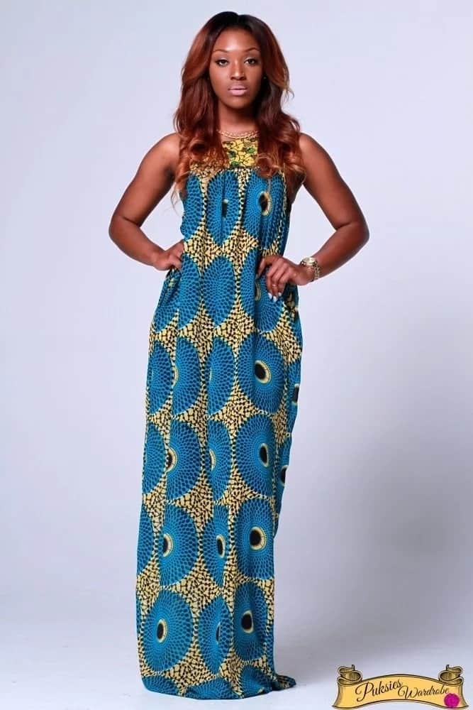 Cute Kitenge designs for slim ladies that are trending in Kenya