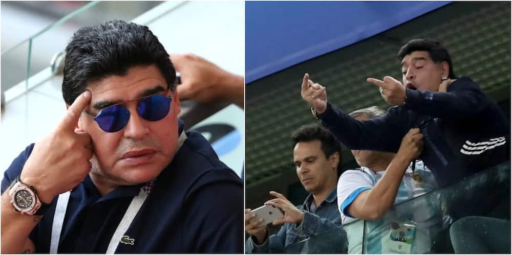 FIFA yamzomea Diego Maradona kwa kukosoa refa wa mechi kati ya Colombia na England
