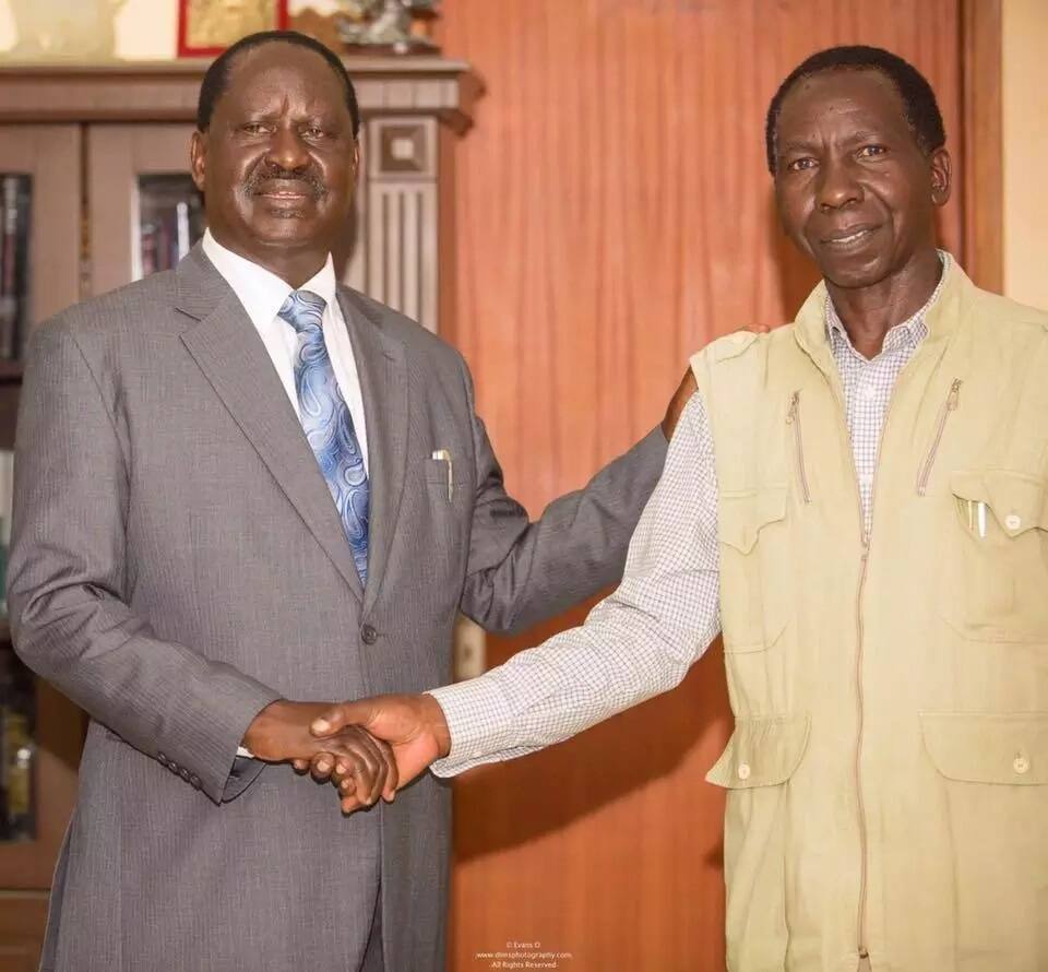 Raila amkaribisha SHUJAA wa ukombozi wa 2 ambaye amejiunga na ODM (Picha)