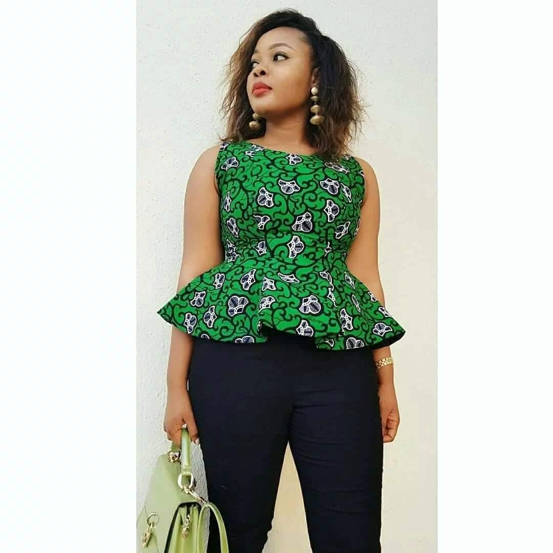 Latest kitenge sale tops