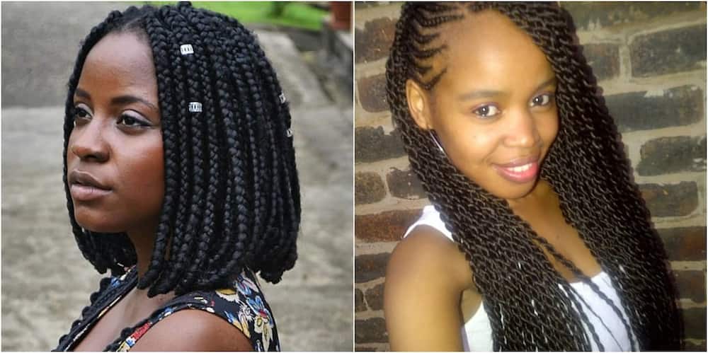 Trendy bob braids hairstyles in Kenya 