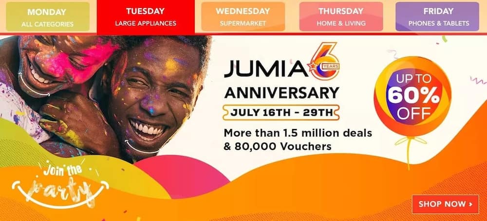 Jumia anniversary deals and offers