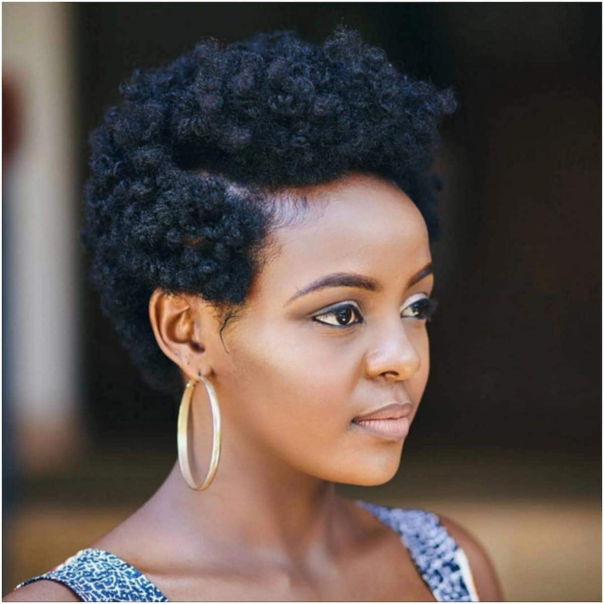 Short natural hairstyles - YouTube