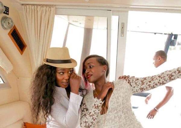 Ex Citizen TV queen Terryanne Chebet and daughter party hard in luxurious yacht as she turns a year older