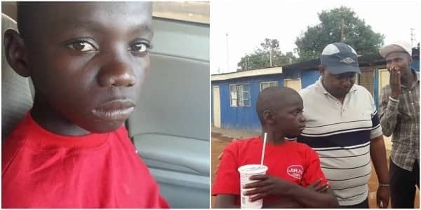 Street boy who cried and prayed for a woman he met carrying an oxygen tank finds a home