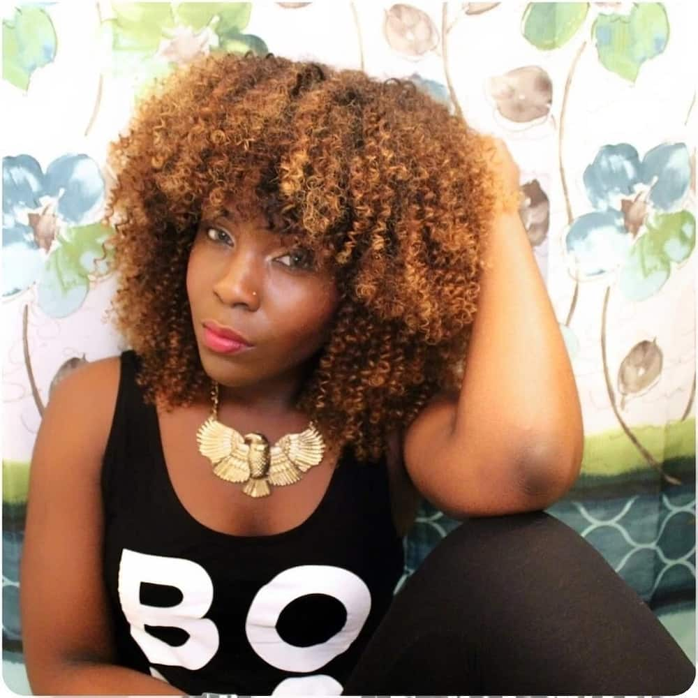 Trendy afro kinky hair styles in Kenya - Tuko.co.ke