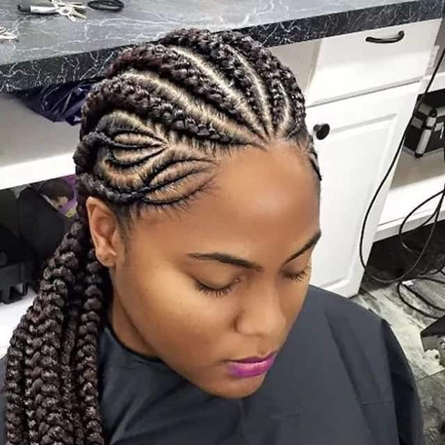 Beautiful Ghanaian lines hairstyles 