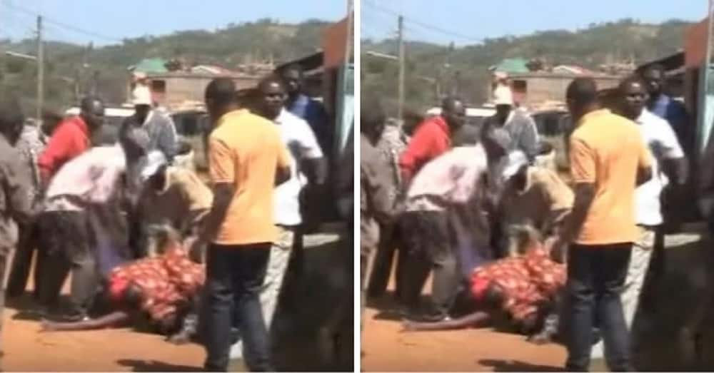 Kisii again! Couple gets stuck in the act bringing the town to a halt