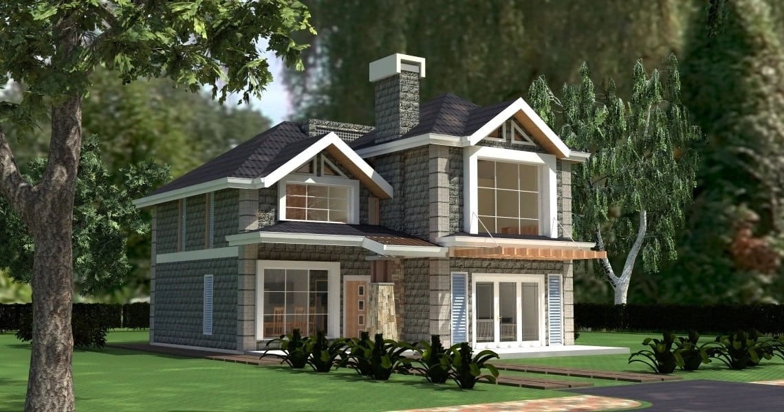 4 bedroom maisonette house  plans  Kenya  Tuko co ke