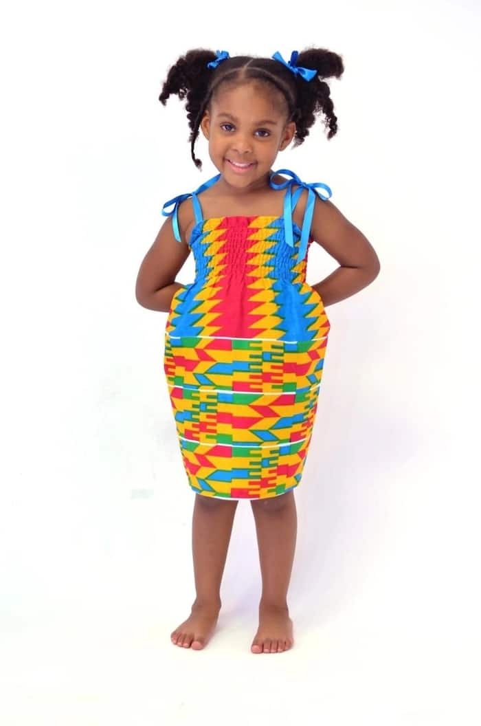 Kente Dress. Girls Dress. Girls Clothing. African Print Dress