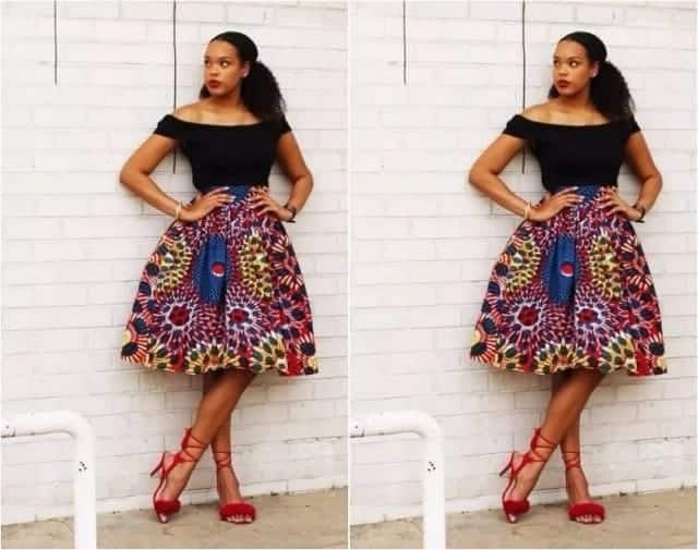 Kitenge short skirts clearance designs