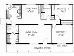 Simple two bedroom house plans in Kenya - Tuko.co.ke