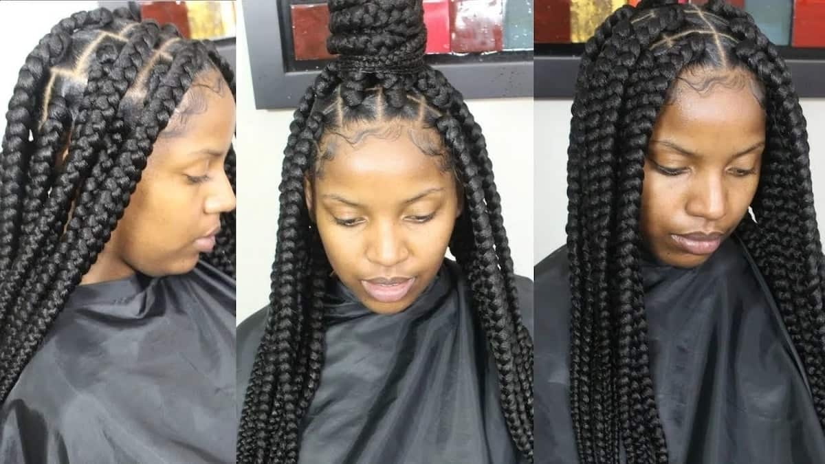 Featured image of post Style For Long Box Braids / Box braids are the most versatile protective style you can wear.