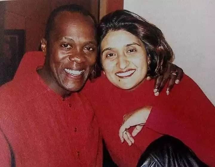 Jeff Koinange introduces his wife