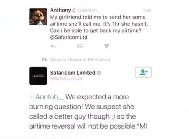 safaricom responses