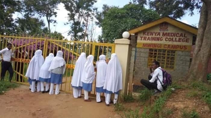 Mwingi KMTC Muslim students protest against discrimination over dress code
