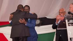 Uhuru, Raila lead Ruto, Kalonzo in public forgiveness show