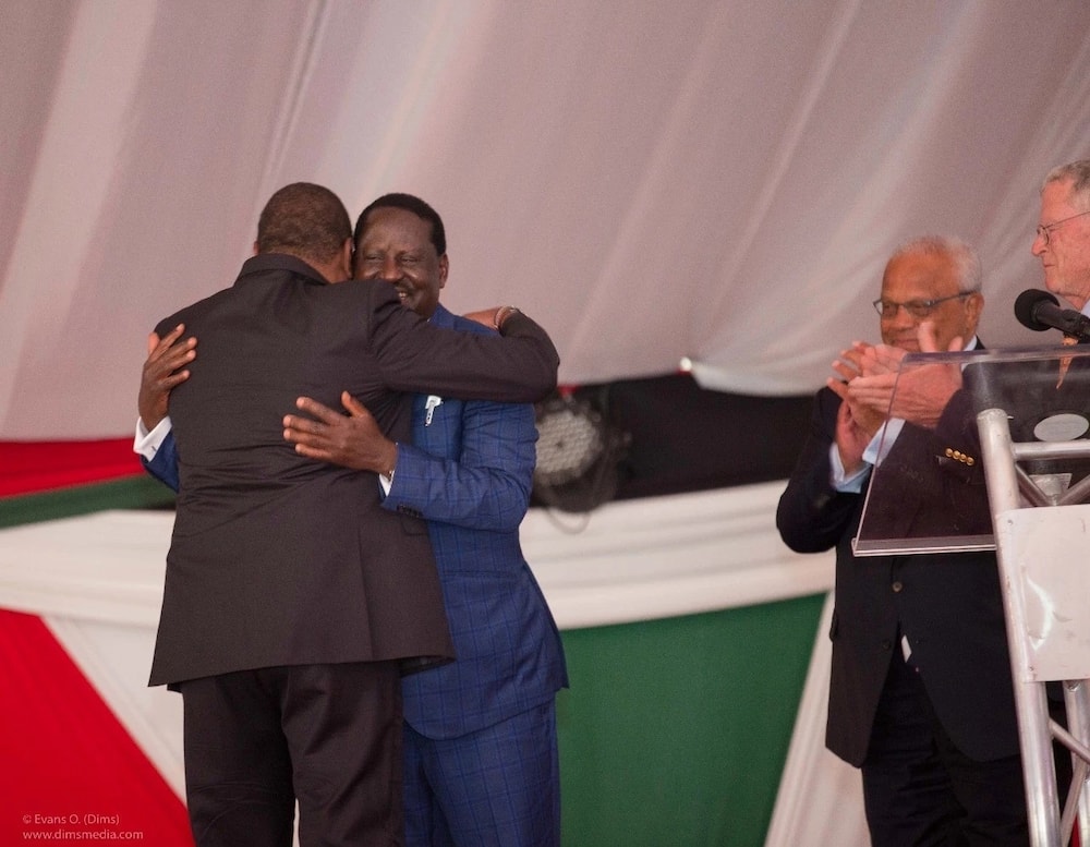 Raila forgives Uhuru for calling him madman