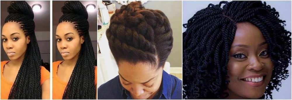 Natural hair twist styles for long and short hair 