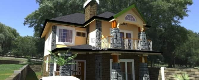 4 bedroom maisonette house plans Kenya Tuko.co.ke