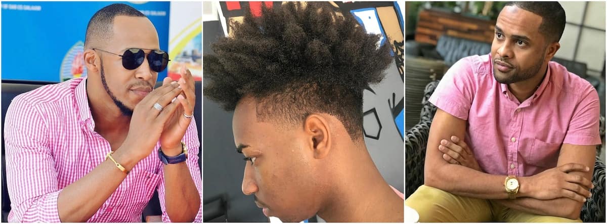 Pin by M A on Haircuts | Fade haircut, Men hair color, Black curly hair