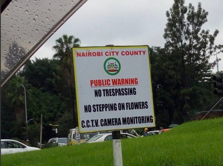 Sonko aweka kamera za CCTV kunasa picha za wanaokanyaga nyasi jijini