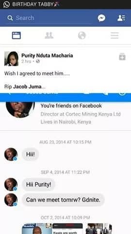 See screenshots of the moment Jacob Juma asks a lady to go to his house