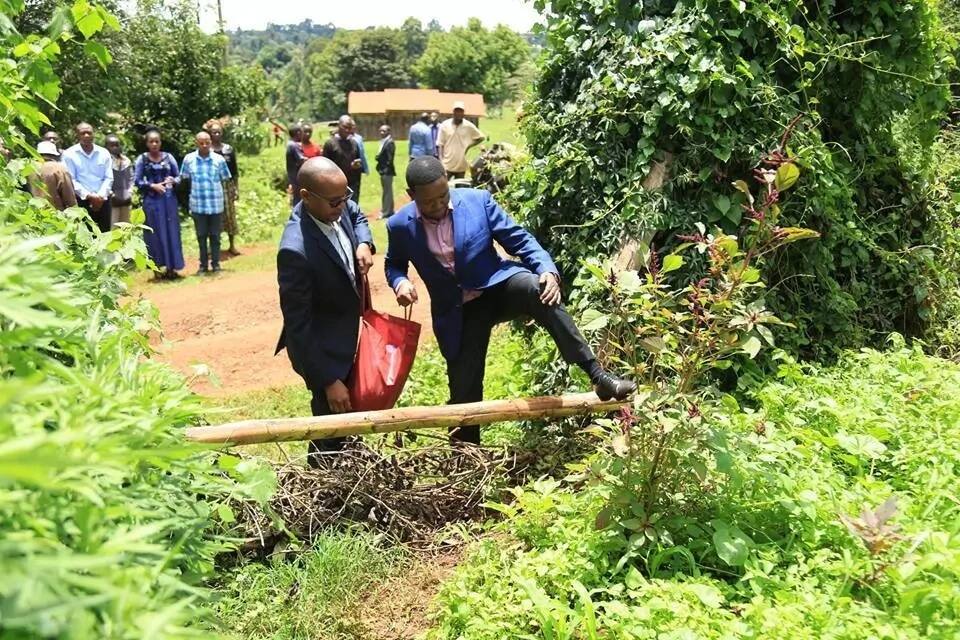 Alfred Mutua comes face to face with abject poverty in Nyeri