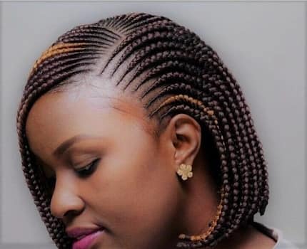 Easy braided hairstyles for short black hair - Tuko.co.ke