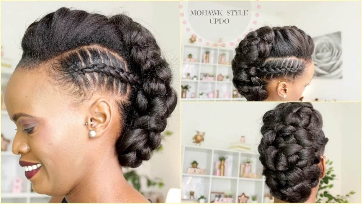 20 Cute African Cornrow Braid Hairstyles With An Updo Ke 