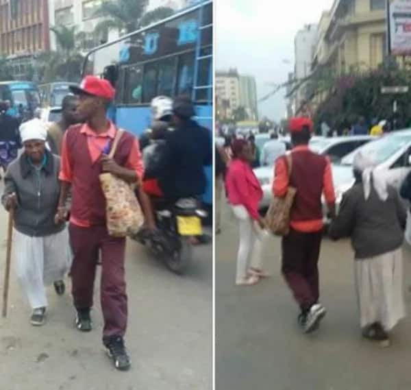 Kenyans heap praises on Matatu conductor for rare kindness towards a grandmother