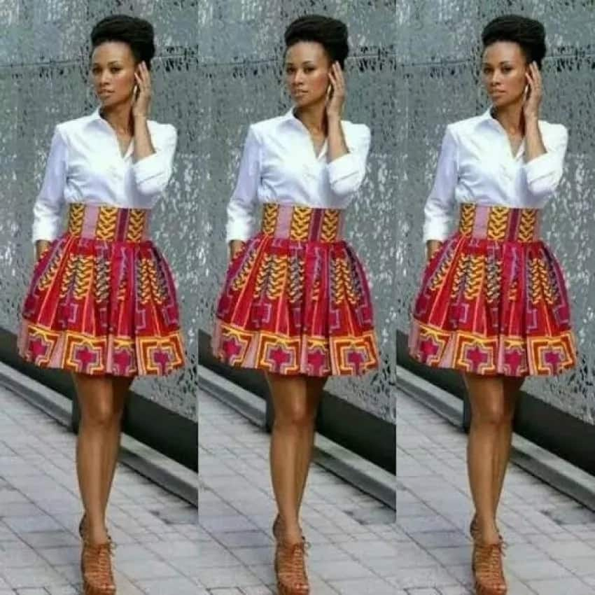 kitenge skirts and blouses designs