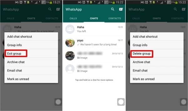 Steps to deleting a WhatsApp group
Delete WhatsApp groups completely
I can’t delete WhatsApp group
How to delete WhatsApp group I created