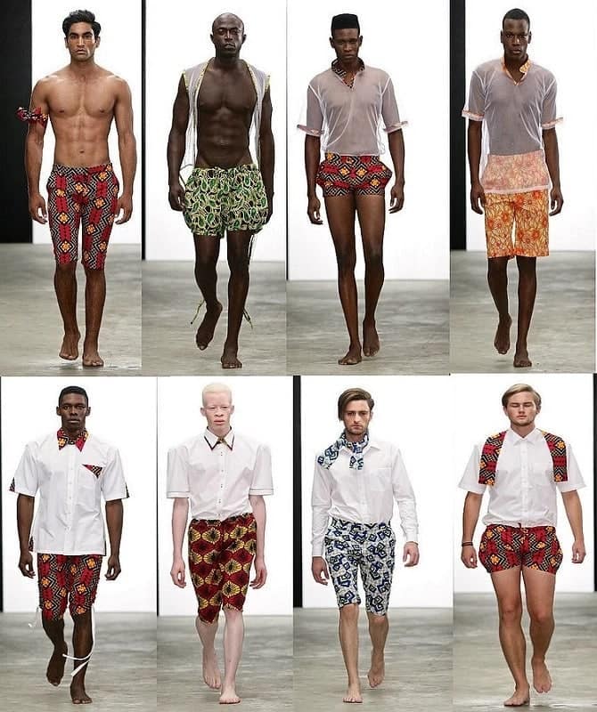 Ankara shorts sale for men