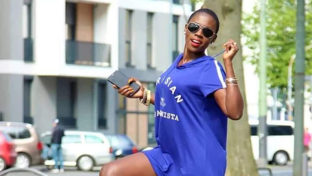 Akothee's daughter Vesha says singer ran away when they were young, left them with dad