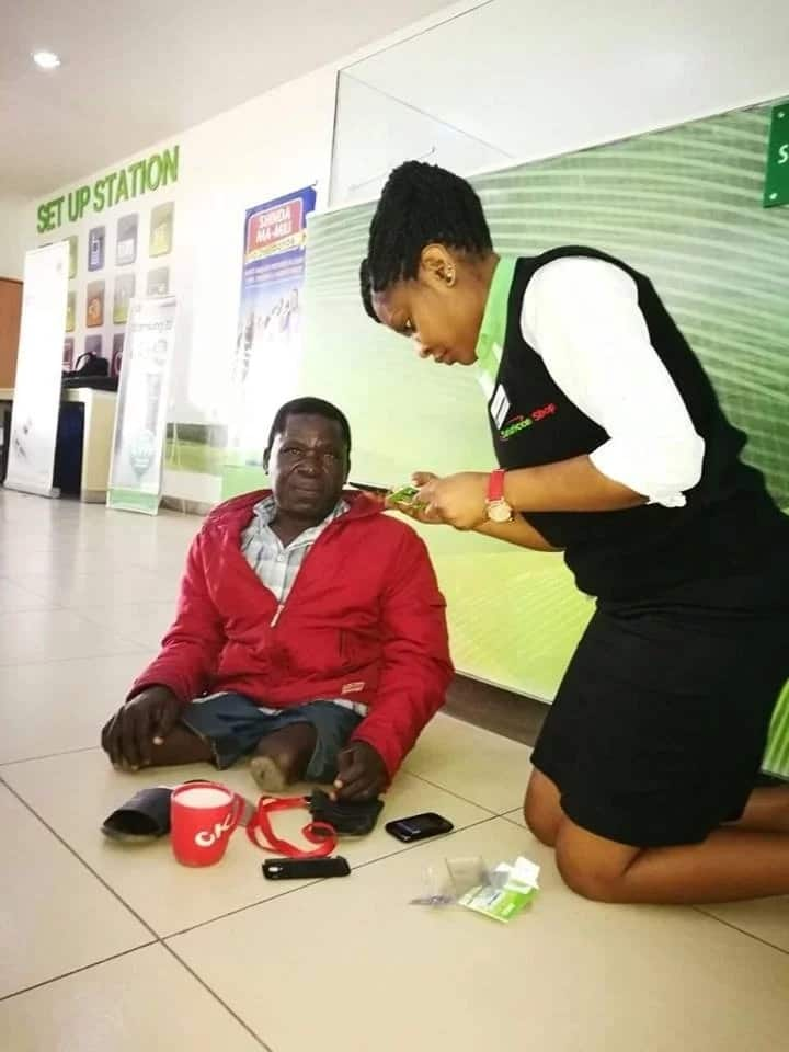 Beautiful Safaricom employee wins the hearts of many