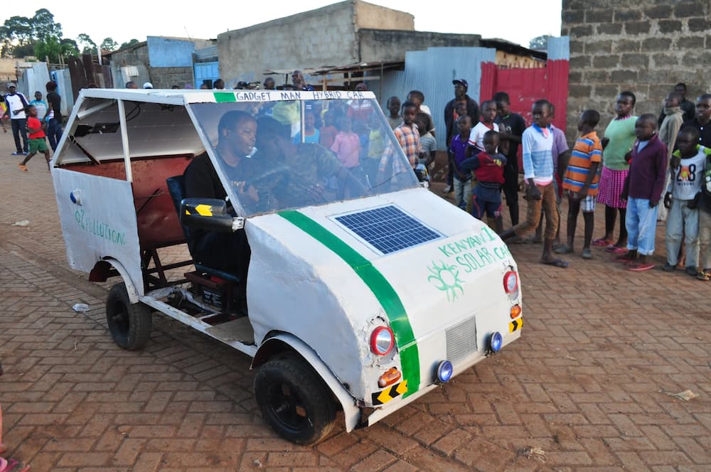 30-year-old Eldoret student develops small solar-powered car and it looks amazing