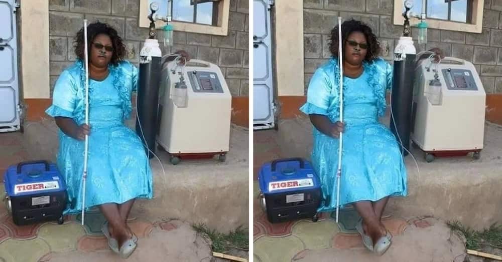 7 miscarriages, blind, abandoned by husband and living on life support, Kenyans rally behind Gladys Kamande