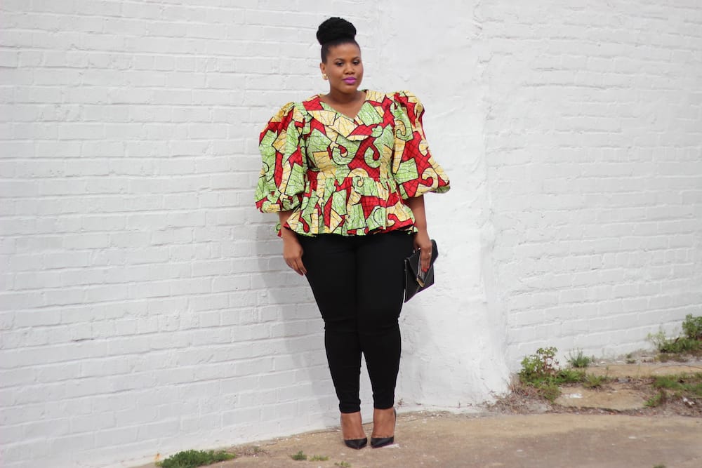 Ankara Peplum Top 3-way Style Peplum Top Plus Size Womens Clothing