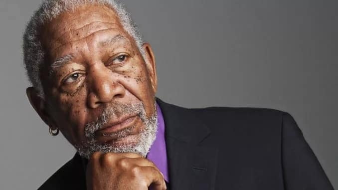 Actor Morgan Freeman shared photo of his grandson's hand with his tattoo.