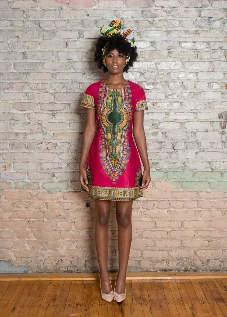 modern dashiki dress