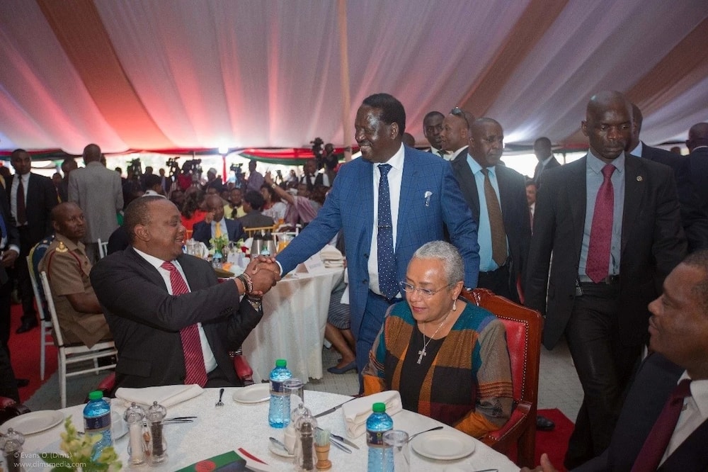 Raila forgives Uhuru for calling him madman