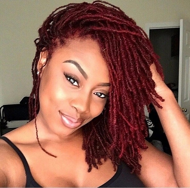 Short faux locs